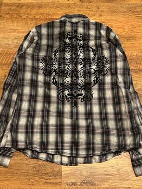 Vintage Brooks & Dunn Y2K Button Up